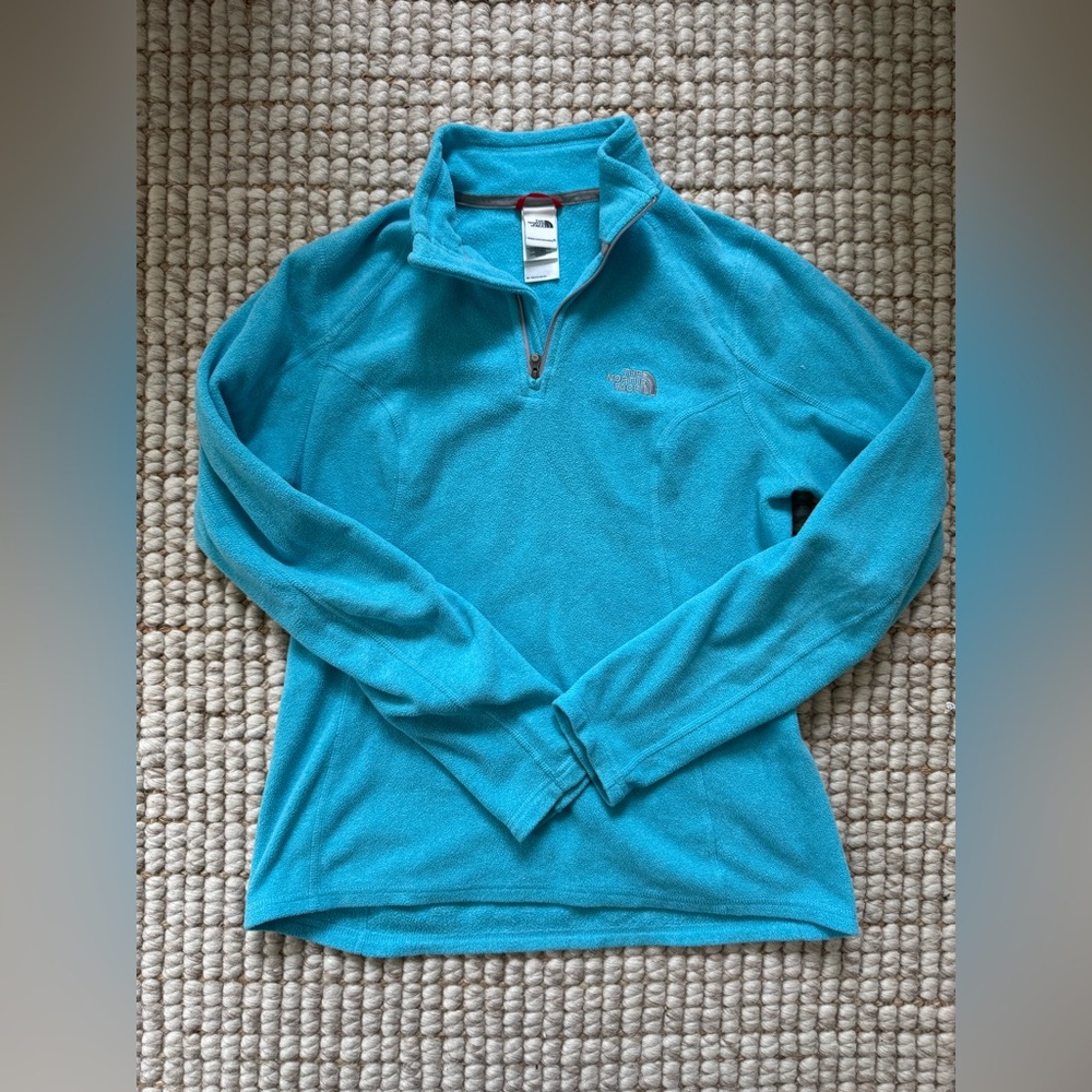 The North Face Turquoise Fleece Half-zip